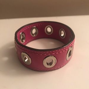 Coach Pink Cuff Bracelet